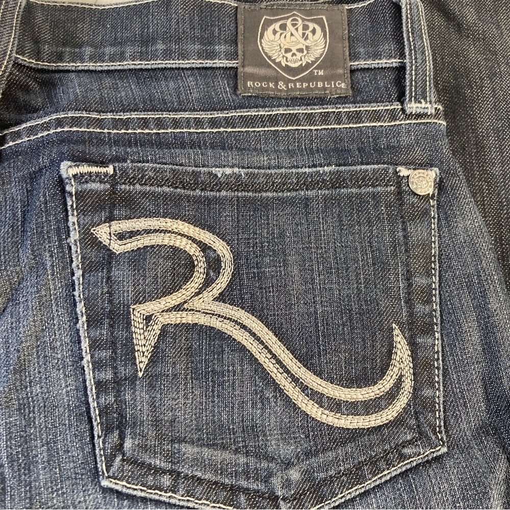 Rock & Republic Low-rise Bootcut Flare Women’s Jeans Size 28 - Picture 5 of 10